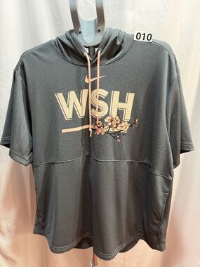 NWOT Nike Washington Nationals City Connect Short Sleeve Hoodie XXL